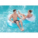 Doppia poltrona gonfiabile BESTWAY 188x117 CM galleggiante per piscina e mare