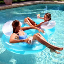 Doppia poltrona gonfiabile BESTWAY 188x117 CM galleggiante per piscina e mare