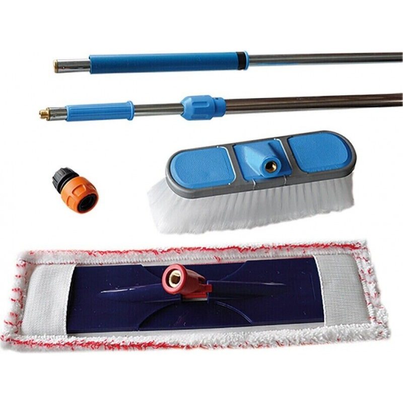 Tidierre srl Kit Pulizia Pannelli Solari Fotovoltaici 2 spazzola Ma...