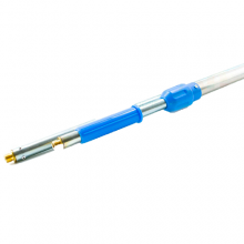 Kit Pulizia Pannelli Solari Fotovoltaici 2 spazzola Manico Telescopico 410 Cm