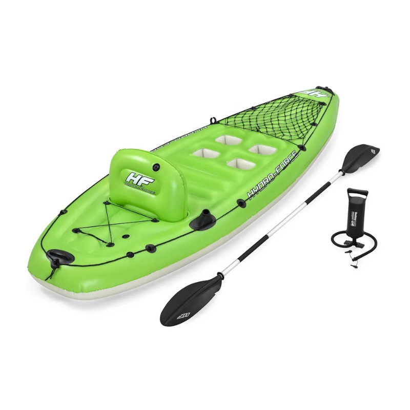 Canoa gonfiabile Bestway Hydroforce x1 Kayak da pesca 285x92 cm 65097 150kg