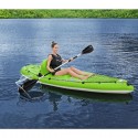 Canoa gonfiabile Bestway Hydroforce x1 Kayak da pesca 285x92 cm 65097 150kg