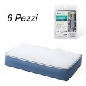 Box Scatola 6PZ Salvaspazio Portatutto Vestiti Armadio Organizer 80x45x15 cm