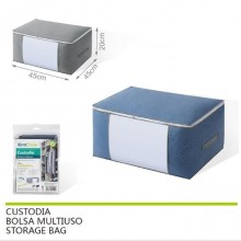 Box Scatola 6PZ Salvaspazio Portatutto Vestiti Armadio Organizer 45x45x20 cm
