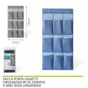 6x Organizzatore da appendere con 9 tasche organizer parete multiuso scarpiera