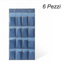 Organizzatore da appendere con 16 tasche organizer da parete multiuso scarpiera