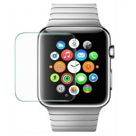 Pellicola protettiva in vetro temperato anti bolle Screen Protector compatibile Apple Watch iWatch versione da 42mm
