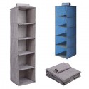 Organizer Armadio Portatutto Pensile 2PZ Tessuto Scarpe Borse 5 Piani 30x30x100