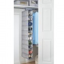 Organizer Armadio in Tessuto 2PZ Portatutto Organizzatore Pensile 5 Scomparti