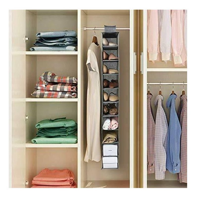 Kmt Style Organizer Armadio in Tessuto 2PZ Portatutto Organizzatore...