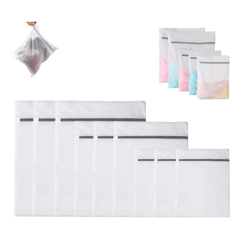 Kmt Style Lavaggio sacchetto 12PZ retina per sacco lavatrice per bi...