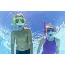 Set Maschera e Boccaglio da Sub Antiappannamento per Snorkeling 7-14 anni 25019
