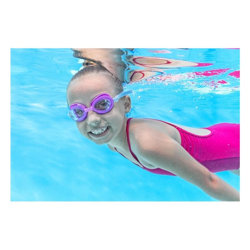 Bestway Occhiali occhialini piscina mare nuoto 2PZ bambina anti UV ...