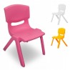 Due Esse Sedia Colorata per Bambini in Plastica 2 PEZZI Impilabile ...