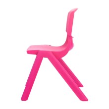 Sedia Colorata per Bambini in Plastica 2 PEZZI Impilabile 36x33x48cm 60Kg