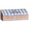 Hongu Scatola porta bustine the infusi in legno tema marino cofanet...