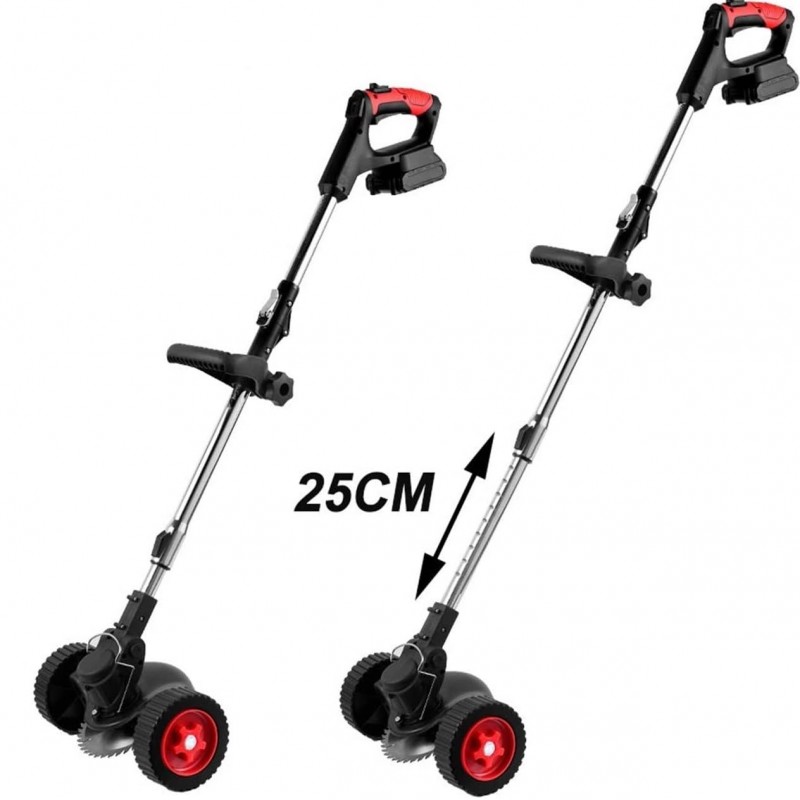 Decespugliatore elettrico 2 Batteria litio erba Tagliaerba tagliabo...
