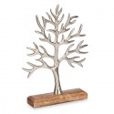 Complemento d'arredo soprammobile albero della vita Metallo base in legno casa
