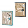 Kmt Style Cassetta portachiavi shabby da parete in legno porta chia...