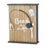 Kmt Style Cassetta portachiavi shabby da parete in legno porta chia...
