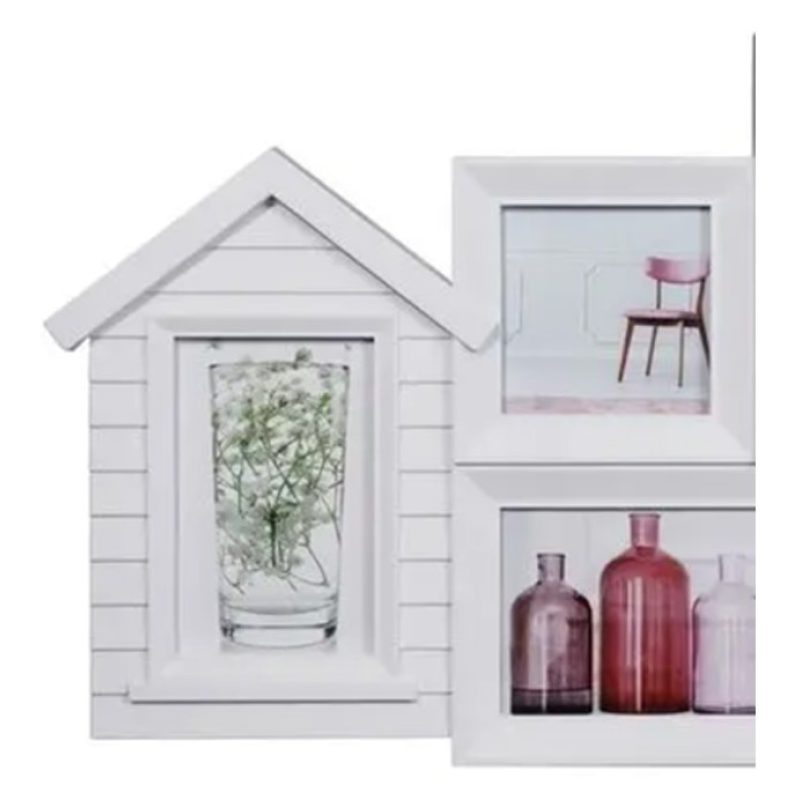 AD Trend Porta foto Cornice Multiplo 6 Posti family shabby chic Par...