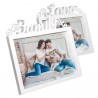 AD Trend Porta foto Cornice Multiplo family shabby chic 15x20 cm bi...
