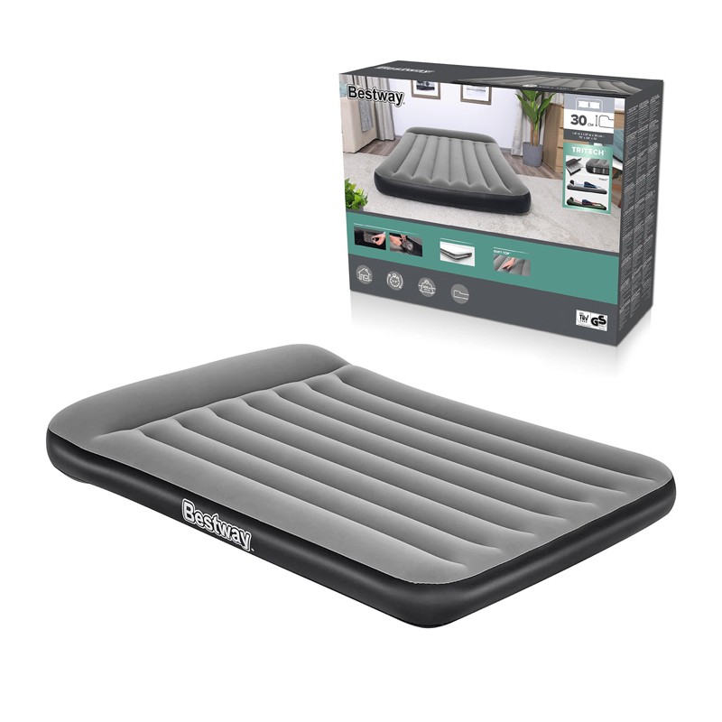 Materasso Gonfiabile 191x137x30 Cm letto con pompa elettrica integrata Bestway