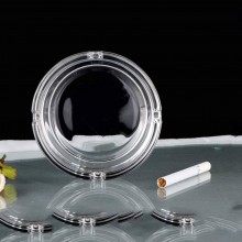 6x Posacenere In Vetro Da Esterno Casa Ufficio Camera Fumatori Ristorante Bar