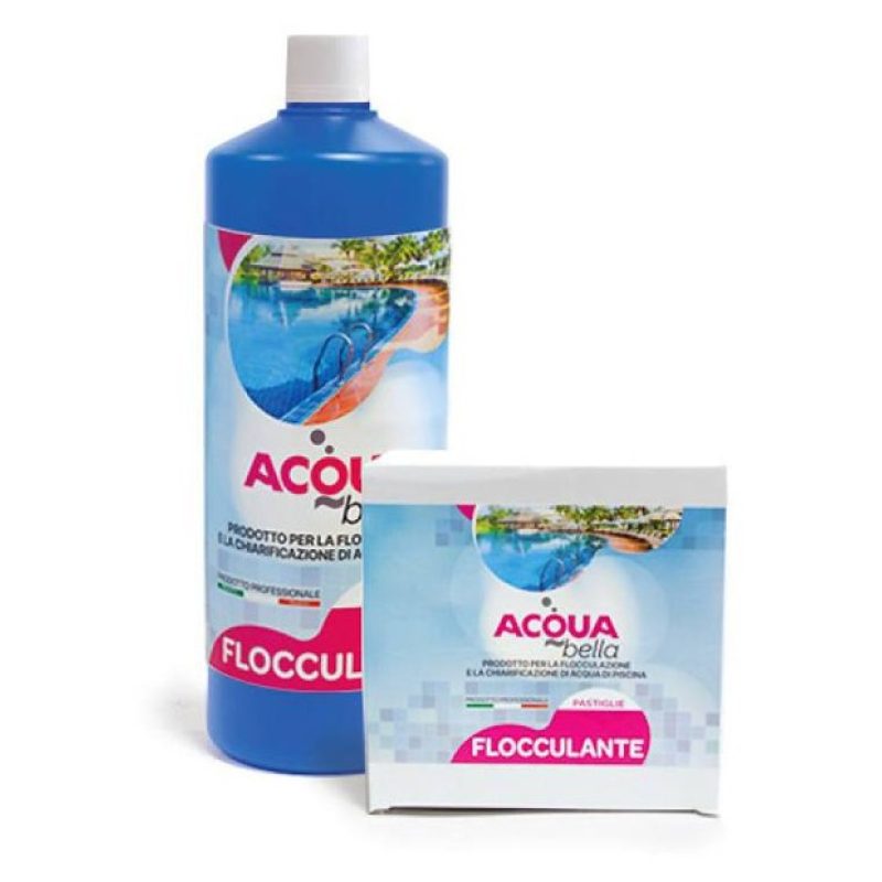 Acqua Bella Pulizia Acqua per Piscina Flocculante in pastiglie 40 d...