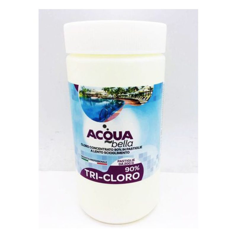 Acqua Bella Cloro 90% in Pastiglie da 200gr Tricloro Lento Pulizia ...