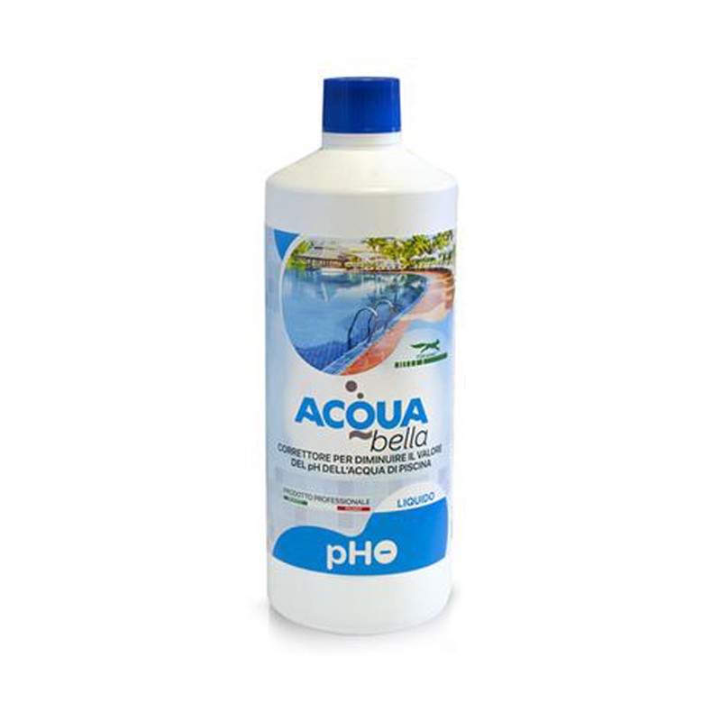 Riduttore PH meno correttore abbattitore di Ph liquido per acqua piscina 1lt