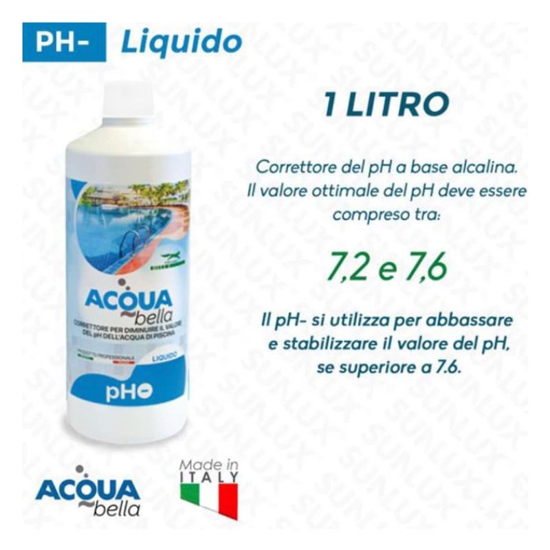 Acqua Bella Riduttore PH meno correttore abbattitore di Ph liquido ...