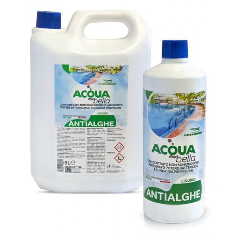Acqua Bella Antialghe Concentrato Non Schiumogeno Alghicida Piscina...