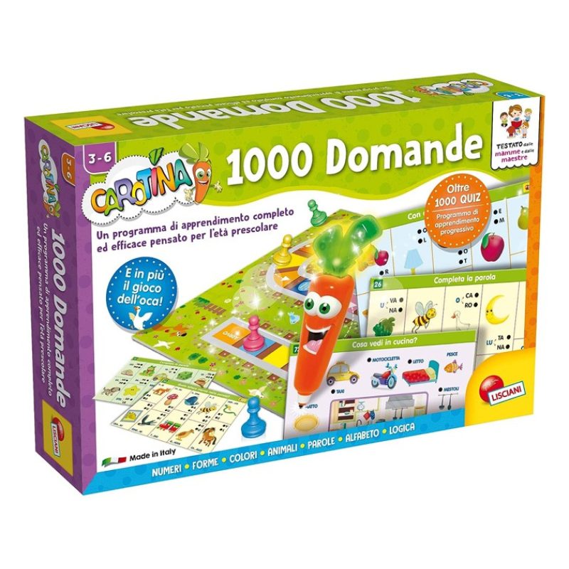 Lisciani Giochi Lisciani Giochi Carotina Penna Parlante 1000 Domand...