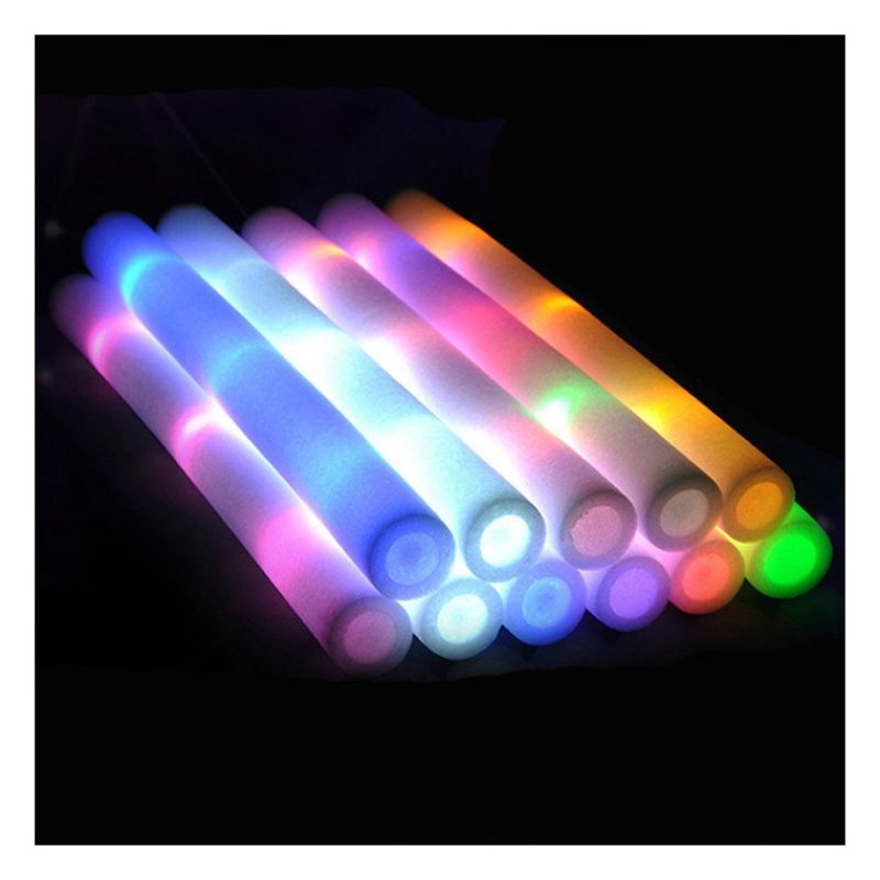 10 Bastone luminoso a LED per feste accessori discoteca in schiuma ...