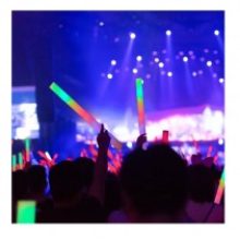 10 Bastone luminoso a LED per feste accessori discoteca in schiuma ...