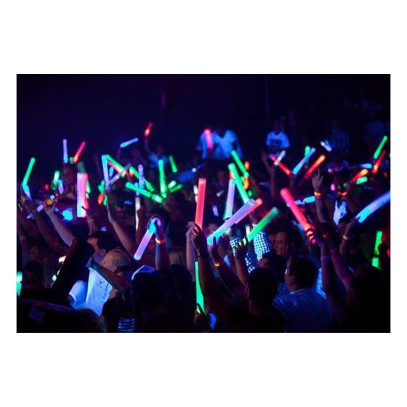 10 Bastone luminoso a LED per feste accessori discoteca in schiuma ...