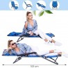 Hongu Sedia sdraio per spiaggia giardino mare pieghevole lettino pr...