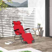 Sedia sdraio per spiaggia giardino mare pieghevole lettino prendisole cuscino