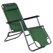 Sedia sdraio per spiaggia giardino mare pieghevole lettino prendisole cuscino