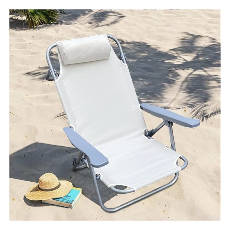 Hongu Sedia sdraio per spiaggia giardino pieghevole multiposizione ...