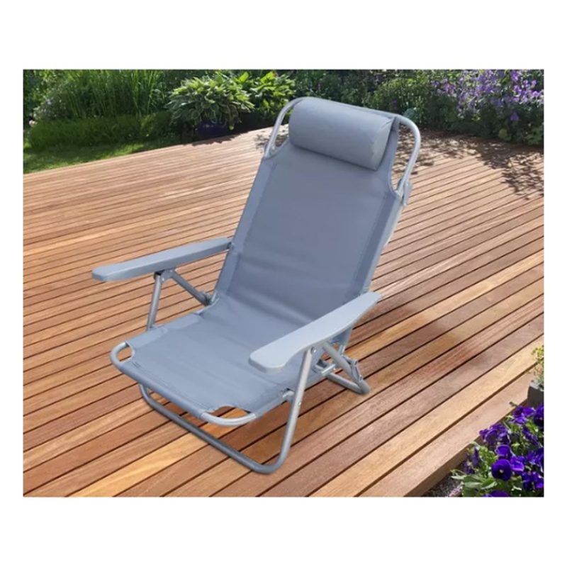 Hongu Sedia sdraio per spiaggia giardino pieghevole multiposizione ...