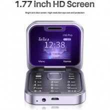 Mini telefono cellulare flip i16PRO Tastiera GSM 1.77" DUAL SIM Pieghevole 2G