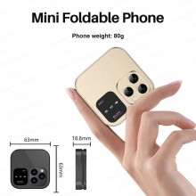 Mini telefono cellulare flip i16PRO Tastiera GSM 1.77" DUAL SIM Pieghevole 2G