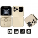 Mini telefono cellulare flip i16PRO Tastiera GSM 1.77" DUAL SIM Pieghevole 2G