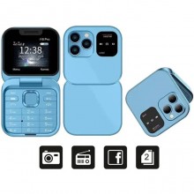 Mini telefono cellulare flip i16PRO Tastiera GSM 1.77" DUAL SIM Pieghevole 2G