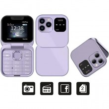 Mini telefono cellulare flip i16PRO Tastiera GSM 1.77" DUAL SIM Pieghevole 2G