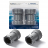 Bestway Bestway 2x Adattatore tubo pompa filtro da 38 mm Collegamen...