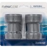 Bestway Bestway 2x Adattatore tubo pompa filtro da 38 mm Collegamen...