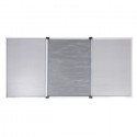 Zanzariera estensibile pannello telaio in alluminio 50x70-132cm insetti Finestre